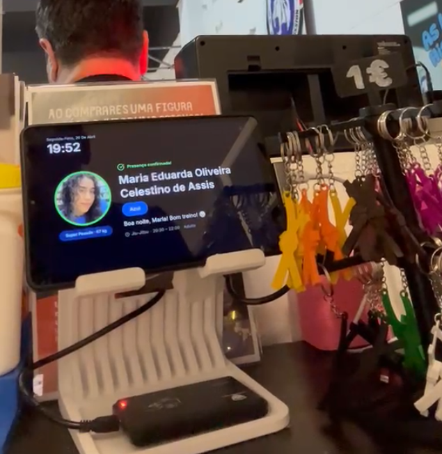 Check-in NFC em produção, BPT Odivelas.